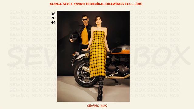 BURDA 9/2023 TECHNİCAL DRAWİNGS FULL LİNE & Teknik çizimli Eylül 2023 Sayısı смотреть онлайн