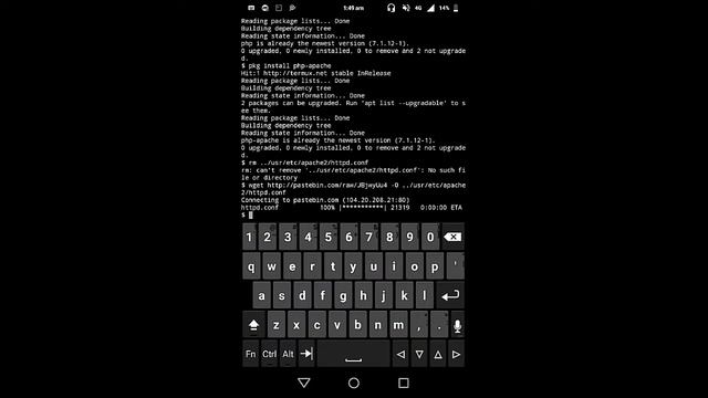 How-To Install Apache2/WebServer/Localhost On Android [UsingTermux] смотреть онлайн