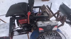 Минитрактор из мотоблока салют