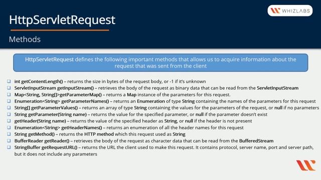 HttpServletRequest and HttpServletResponse Detailed Explanation | Advanced Java Course | Whizlabs смотреть онлайн