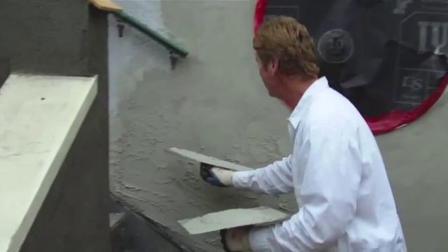 Repair a bad texture on a stucco wall. смотреть онлайн