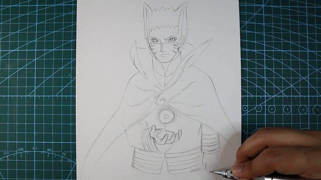 How To Draw Naruto Baryon Mode - Step By Step Tutorial | Boruto смотреть онлайн