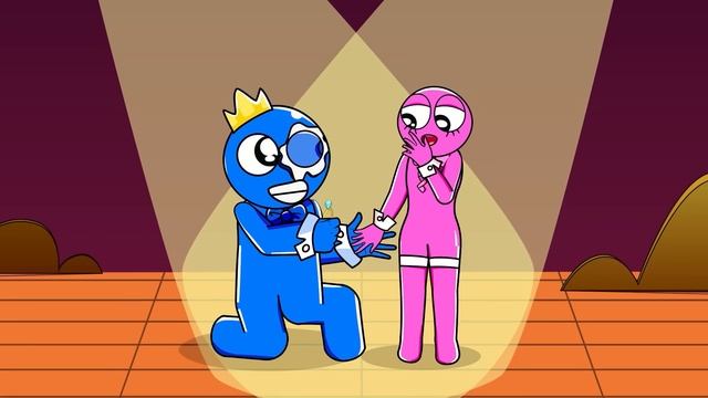 Rainbow Friends Finger Heart - Fancy Refill #3 - Purple Couple | Roblox Rainbow Friends Animation смотреть онлайн