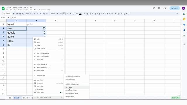 How to sort column in google sheets | how to sort a column in google sheets смотреть онлайн