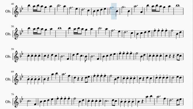 Oboe Sheet Music: How to play Field of Hopes and Dreams (Deltarune) by Toby Fox смотреть онлайн
