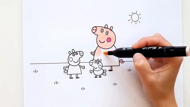 Волшебная Раскраска | Свинка Пеппа | Magic Coloring | Peppa Pig