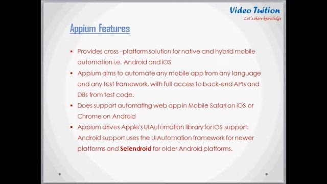 Selendroid V/S Appium : Mobile Test Automation Frameworks : Selenium WebDriver смотреть онлайн