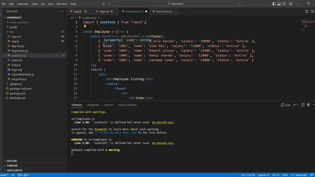 Load table body from list | React JS full tutorial смотреть онлайн