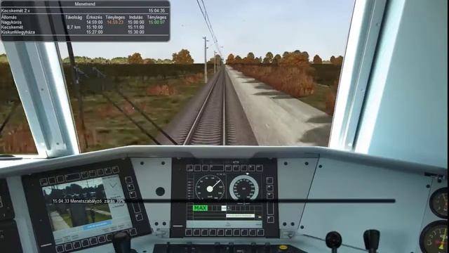 [Open Rails] Budapest-Nyugati - Kecskemét - Szeged [Nr.100a] [Nr.140] смотреть онлайн
