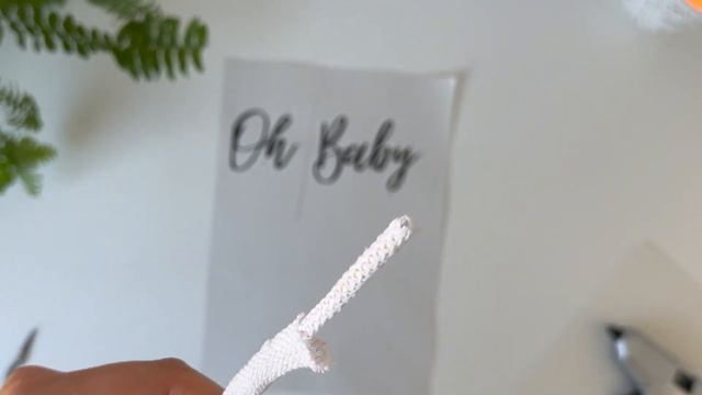 DIY BABY SHOWER SIGN 👶 "Oh baby" смотреть онлайн
