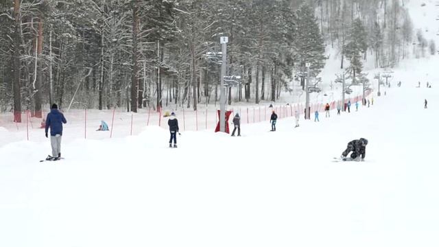 Манжерок Горный Алтай Горнолыжка смотреть онлайн