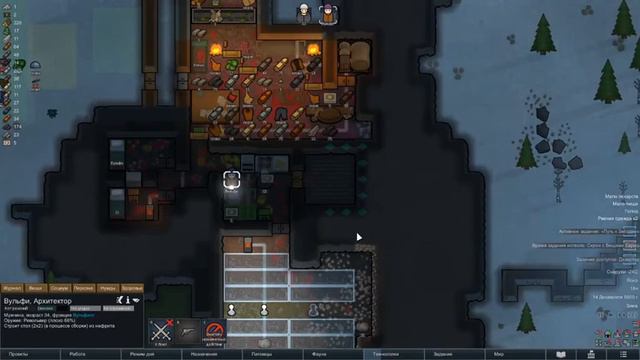 Лето близко !Прохождение Rimworld 1.0!Сезон тайга смотреть онлайн