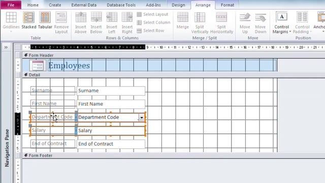 Size & Position Controls on Microsoft Access Forms смотреть онлайн