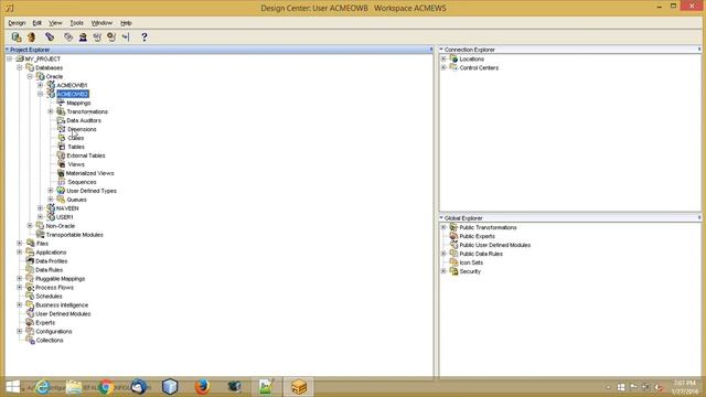 Dataware Housing - How to create Dimension in Oracle Design Center - Part 8 смотреть онлайн