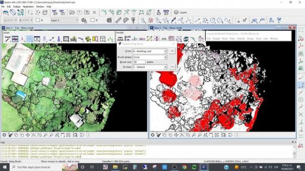 Procesamiento nube LIDAR SPATIX + TERRASOLID | LIDAR Drone Matrice 300 RTK