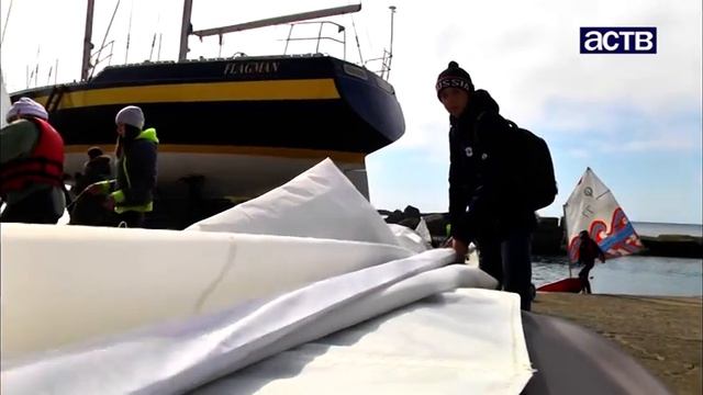 Холмский яхтклуб получил новые облегченные швертботы