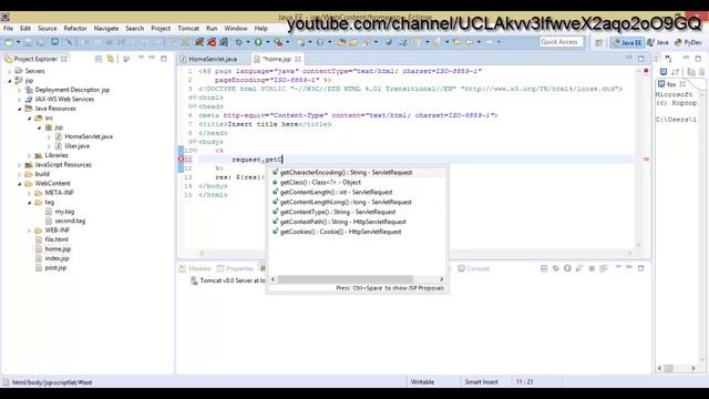 JavaServer pages: Cookie, урок 9! смотреть онлайн