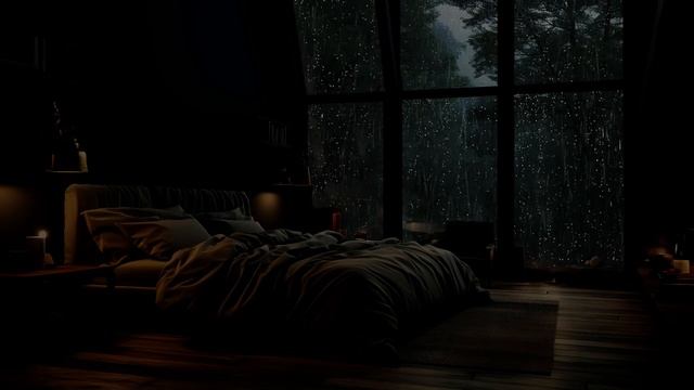 Thundering outside in forest ?Listen these Sounds & Fall Asleep Instantly. смотреть онлайн