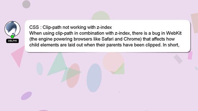 CSS : Clip-path not working with z-index смотреть онлайн