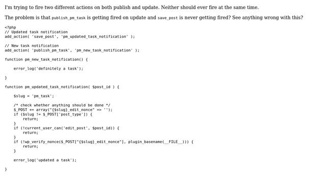 Wordpress: Why does publish_{custom-post-type} fire on update? смотреть онлайн