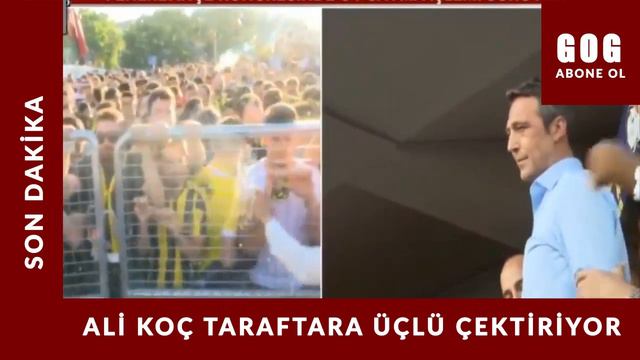 ALİ KOÇ TARAFTARA ÜÇLÜ ÇEKTİRİYOR! Aziz Yıldırım çıldırdı! смотреть онлайн
