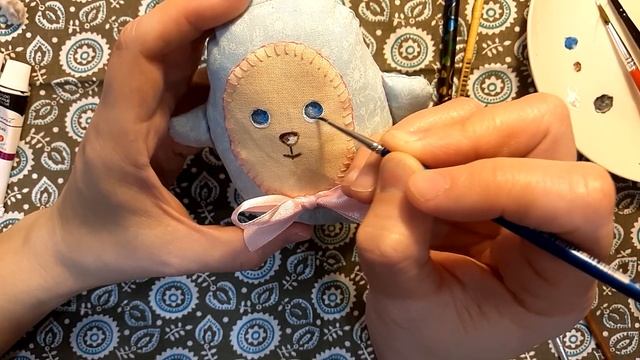 Мягкая игрушка. Пасхальный заяц. смотреть онлайн