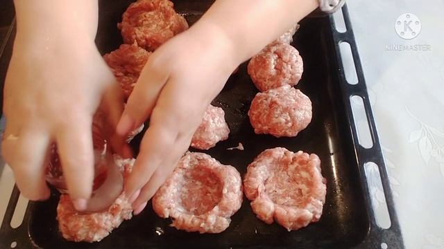 #м/фарш#грибы#сыр# мясные ватрушки с шампиньонами смотреть онлайн