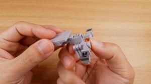 How to build LEGO brick micro cube type lobster transformer mech MOC - Cubster