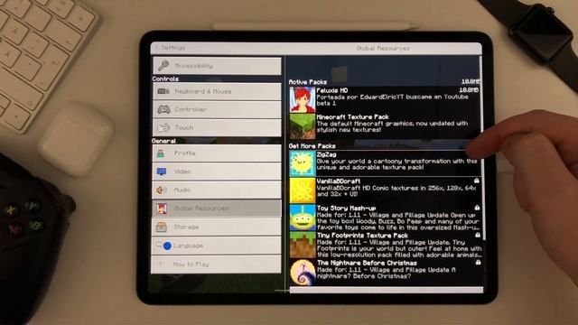How to add Free Texture Packs in Minecraft for iOS 12 + iOS 13 on Apple iPad Pro смотреть онлайн