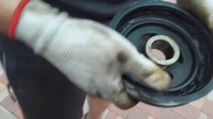 Замена шкива коленвала Nissan X-Trail T30 2.0i QR20DE| Fix My Car