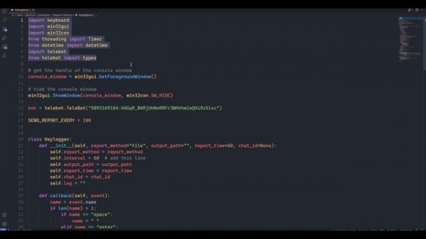 Что такое KeyLogger и как его пишут? | KeyLogger на Python