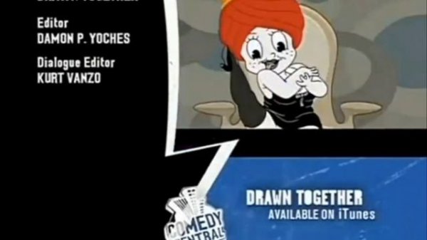 Some more Drawn Together split screen credits