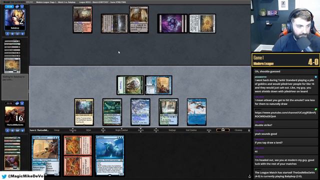 Temur Rhinos 5-0 League | Match 5 vs. Black Coffers | MODERN | MTG смотреть онлайн