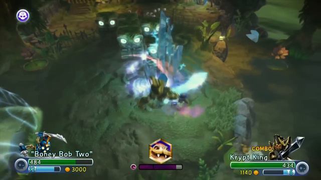 Skylanders Trap Team Wii U - Walkthrough Part 7 Monster Marsh co-op Gameplay! смотреть онлайн
