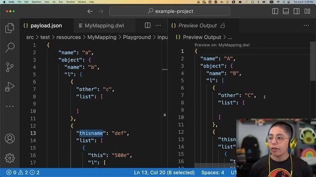 DataWeave programming challenge #7: Modify certain values from a JSON structure смотреть онлайн