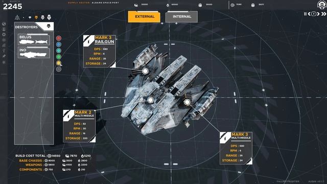 Falling Frontier - Ship Designer Update смотреть онлайн