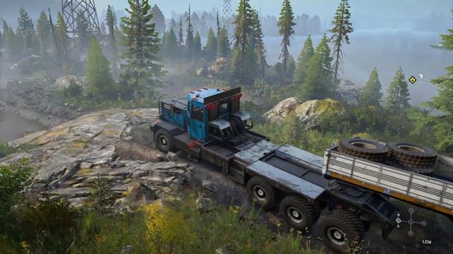 Edison L750. Electric truck. Snowrunner British Columbia | season 10 смотреть онлайн