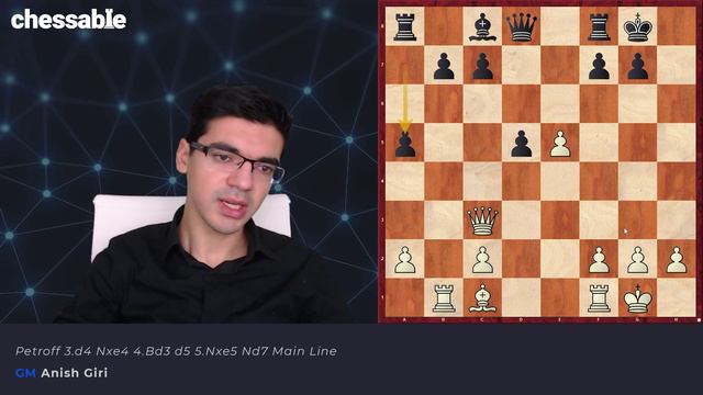 17. Petroff 3.d4 Nxe4 4.Bd3 d5 5.Nxe5 Nd7 Main Line смотреть онлайн