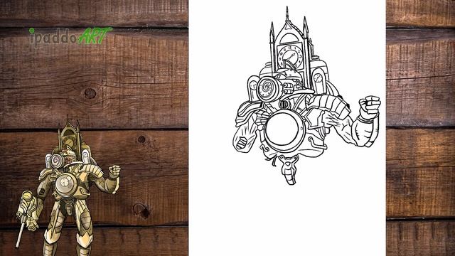 How To Draw Clockman | Skibidi Toilet Multiverse