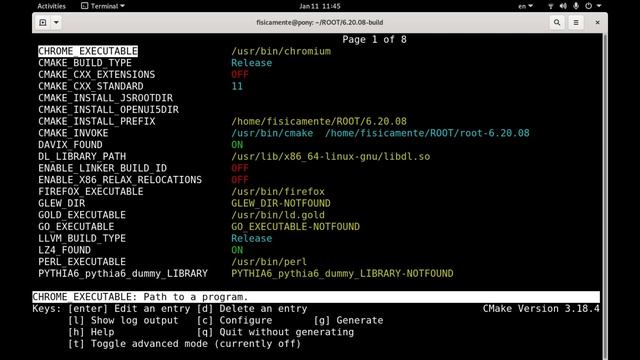 Instalación de ROOT CERN 6 sobre Debian 11: Construcción. смотреть онлайн