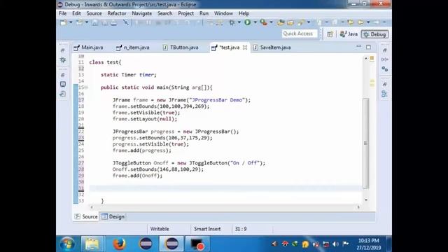 Using a progressbar in Java Eclipse смотреть онлайн