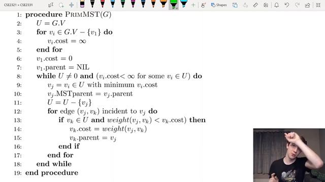 Analysis of implementations of Prim's Algorithm смотреть онлайн
