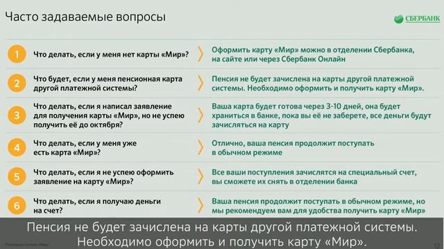 Как оформить пенсионную карту "Мир" смотреть онлайн