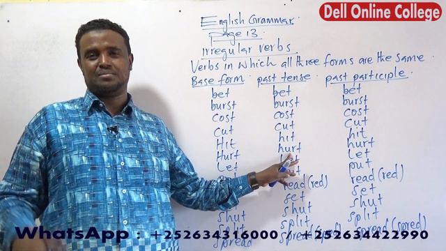 Irregular Verbs : Type 1 смотреть онлайн