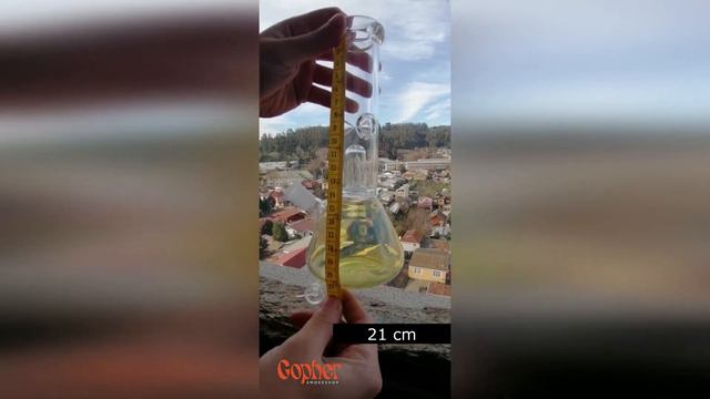 Bong de vidrio 21cm en #GopherSmokeshop смотреть онлайн