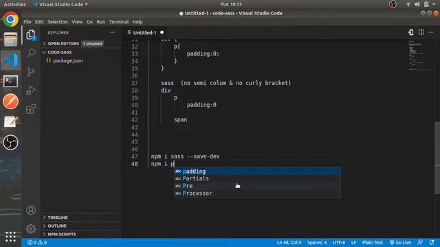 Introduction & Installation | Scss vs Sass | #1 | Sass Tutorial in Hindi смотреть онлайн