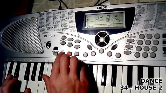 Medeli mc37a Обзор стилей DANCE (детский синтезатор) смотреть онлайн