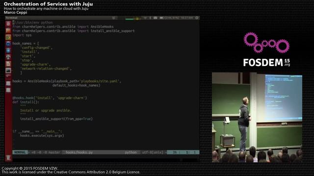 FOSDEM 2015 - Orchestration of services with Juju смотреть онлайн