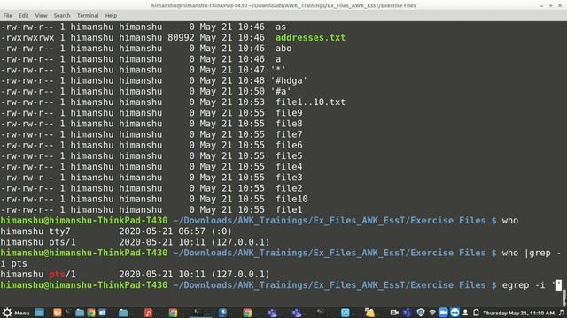 Linux |grep and egrep Commands смотреть онлайн